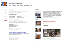 Desktop Screenshot of nieuw-ensemble.nl